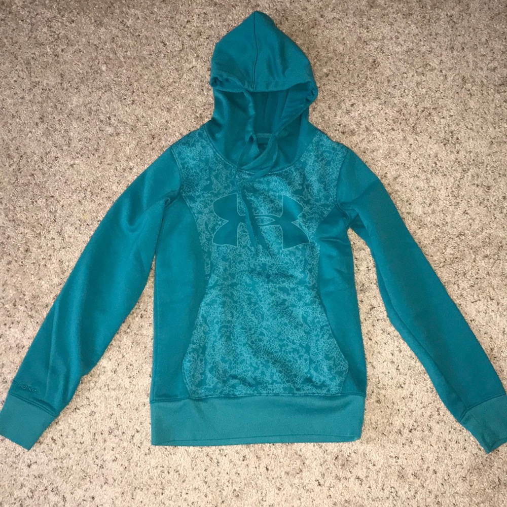 Womans Teal Under Armor Sweatshirt Size XS